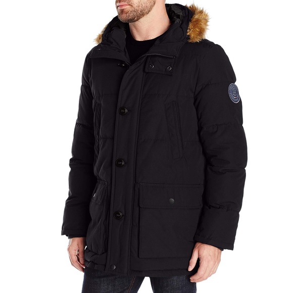 tommy hilfiger jacket with fur hood